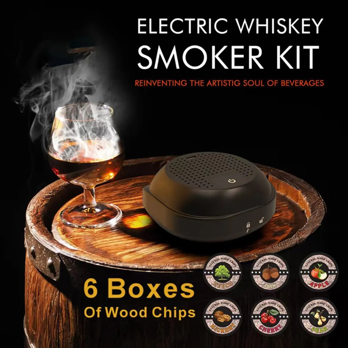 Gymando's™ - Automatic Whiskey Smoker Kit