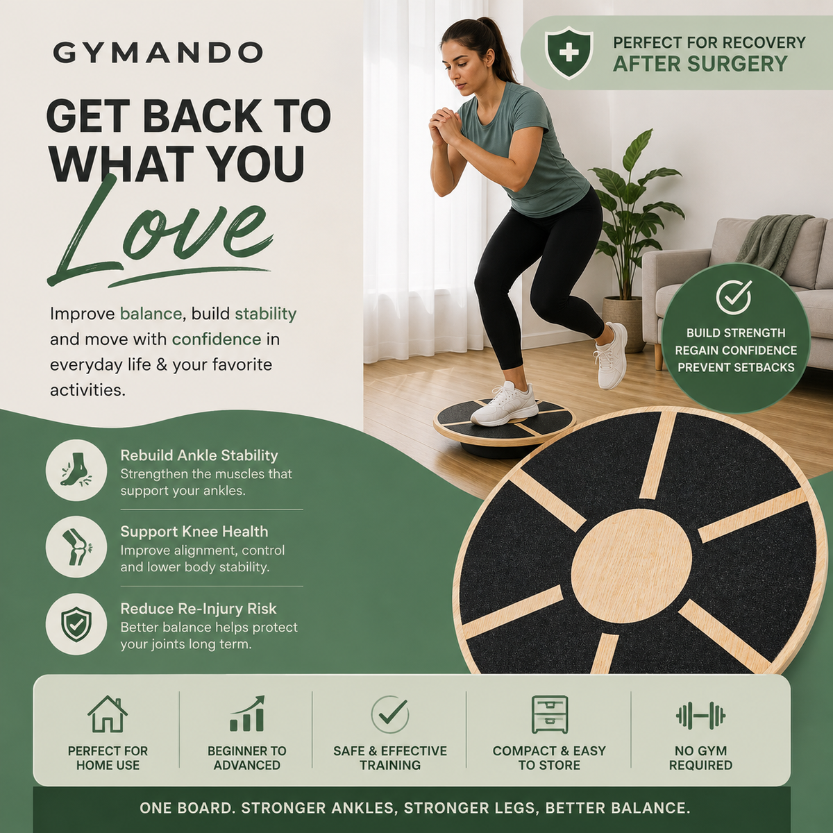 Gymando - Balance Board™