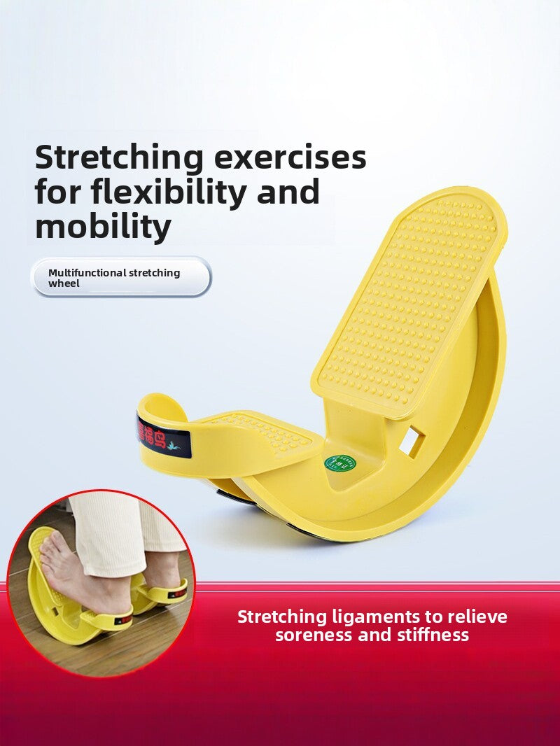 Multifunctional Stretching Wheel with Foot Massage