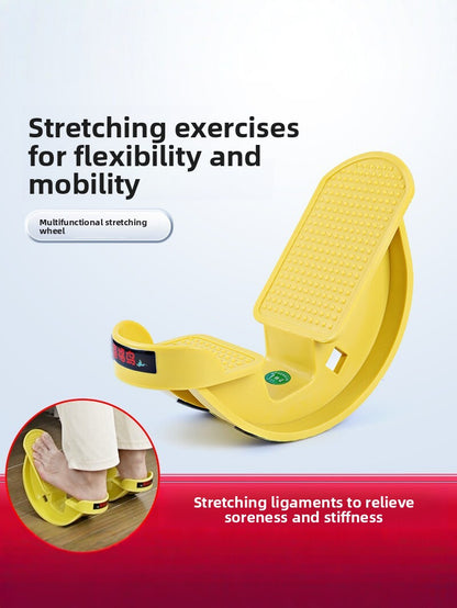 Multifunctional Stretching Wheel with Foot Massage